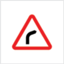 Sign: Right hand bend