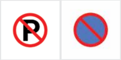 Sign: No parking (and no waiting)