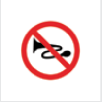 Sign: No Horn