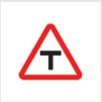 Sign: T-Junction ahead