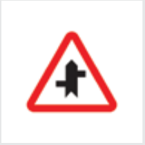Sign: Staggered junction