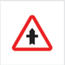 Sign: Crossroad ahead